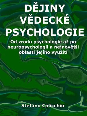 cover image of Dějiny vědecké psychologie
